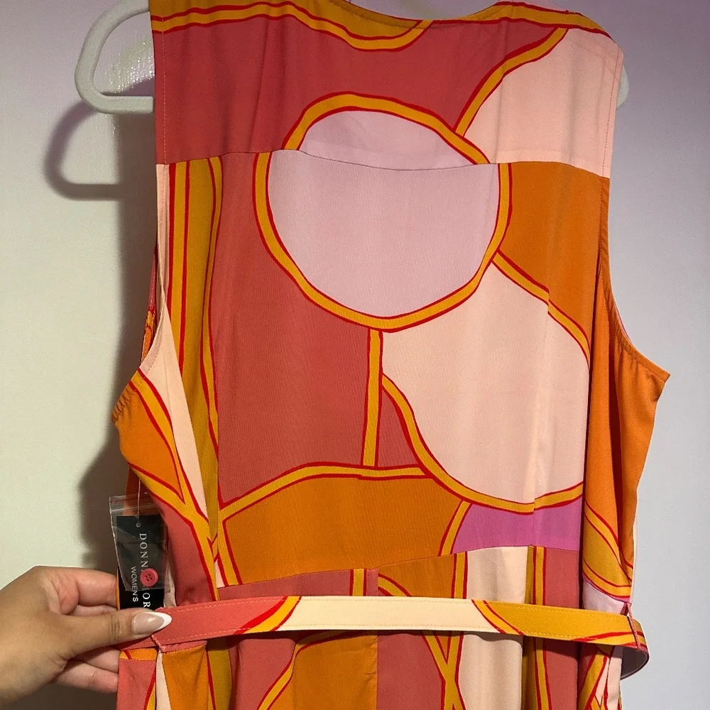 NWT Donna Morgan Sleeveless Button Down Maxi Dress - Picture 14 of 16